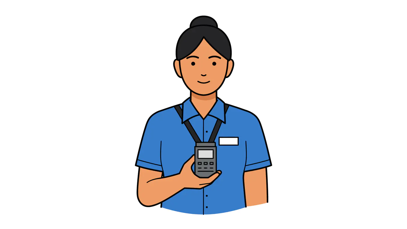 Service Professional with Handheld Device