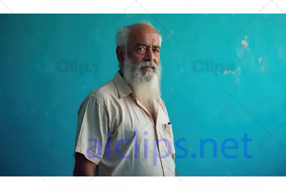 Elderly Indian Man Portrait
