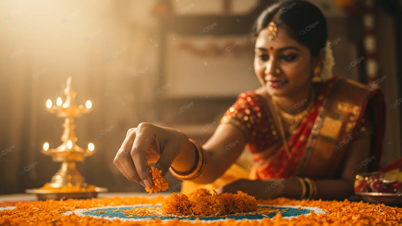 Diwali Rangoli Artistry
