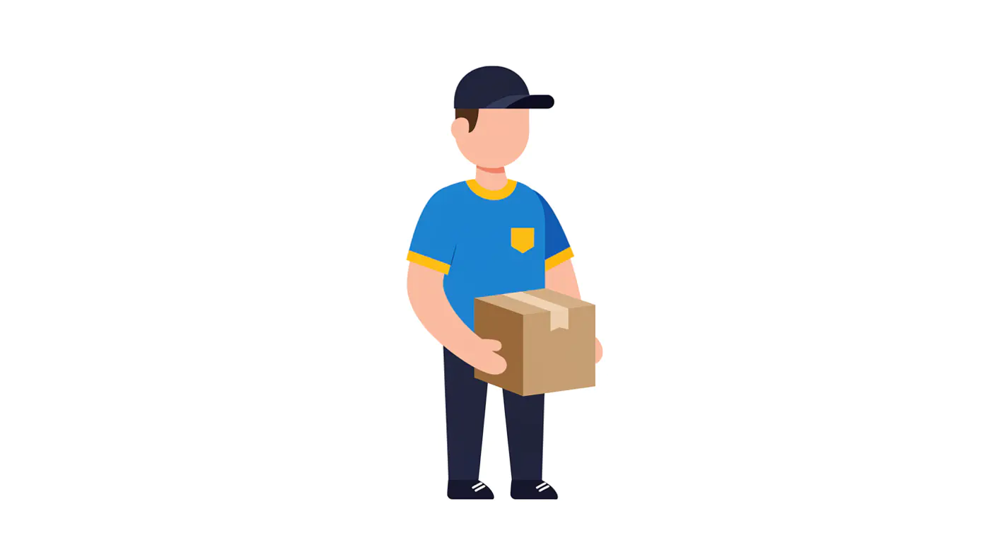 Delivery Staff Vector Icon