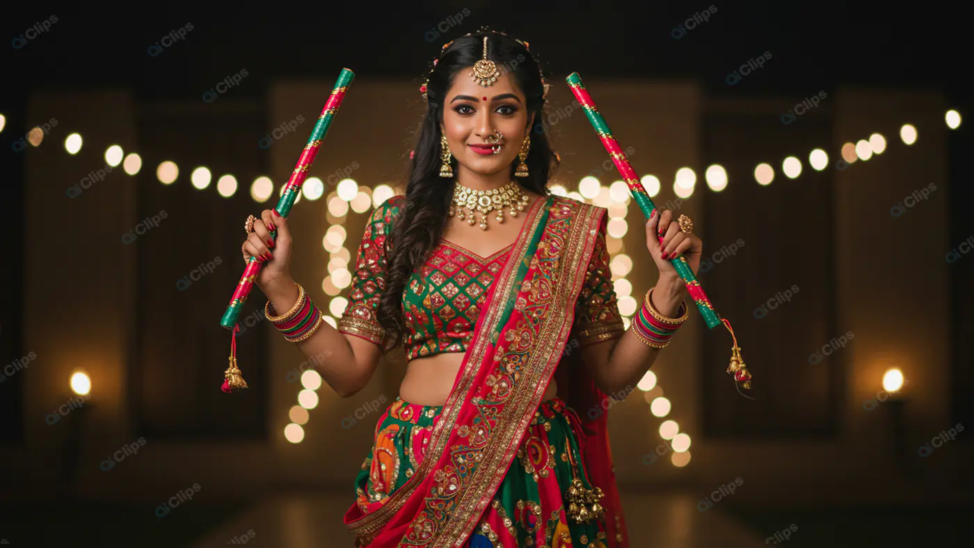 Festive Elegance: Dandiya Night