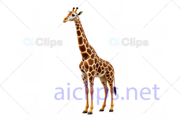 3D Stylized Giraffe Model – Realistic Wildlife Animal Asset