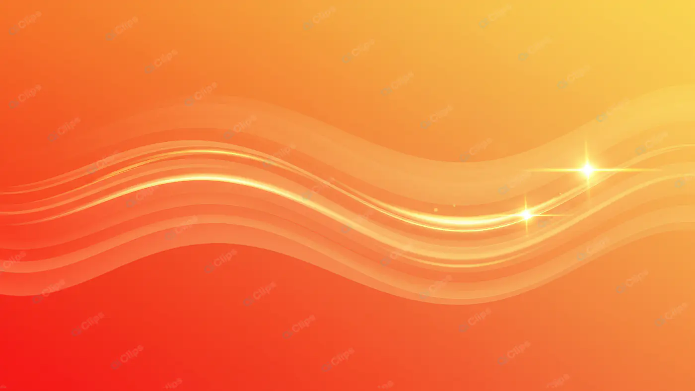 Fiery Orange Energy Flow