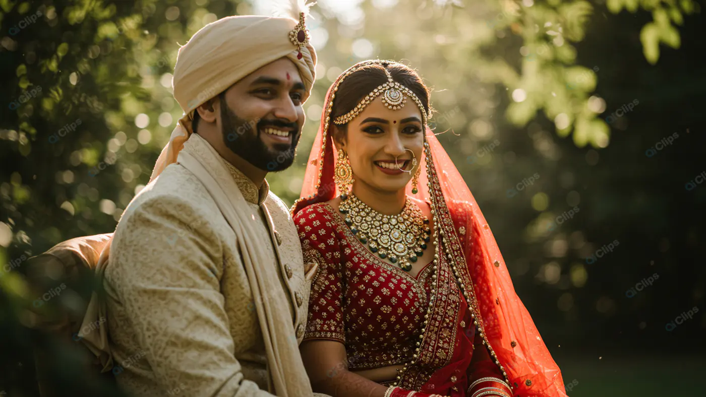 Radiant Indian Wedding Couple