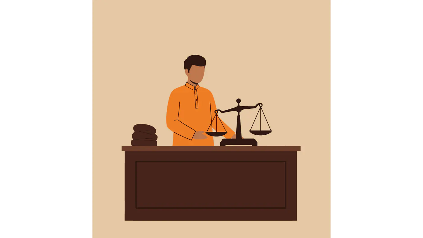 Legal Professional Vector Illustration