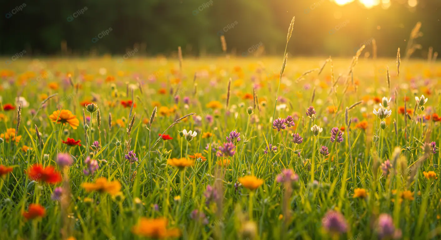Sunset Wildflower Meadow