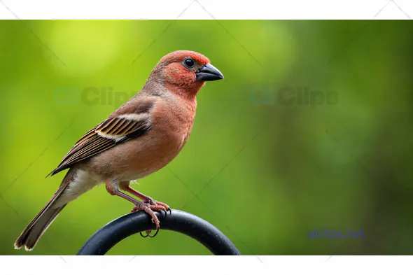 Perched Finch with Vibrant Plumage