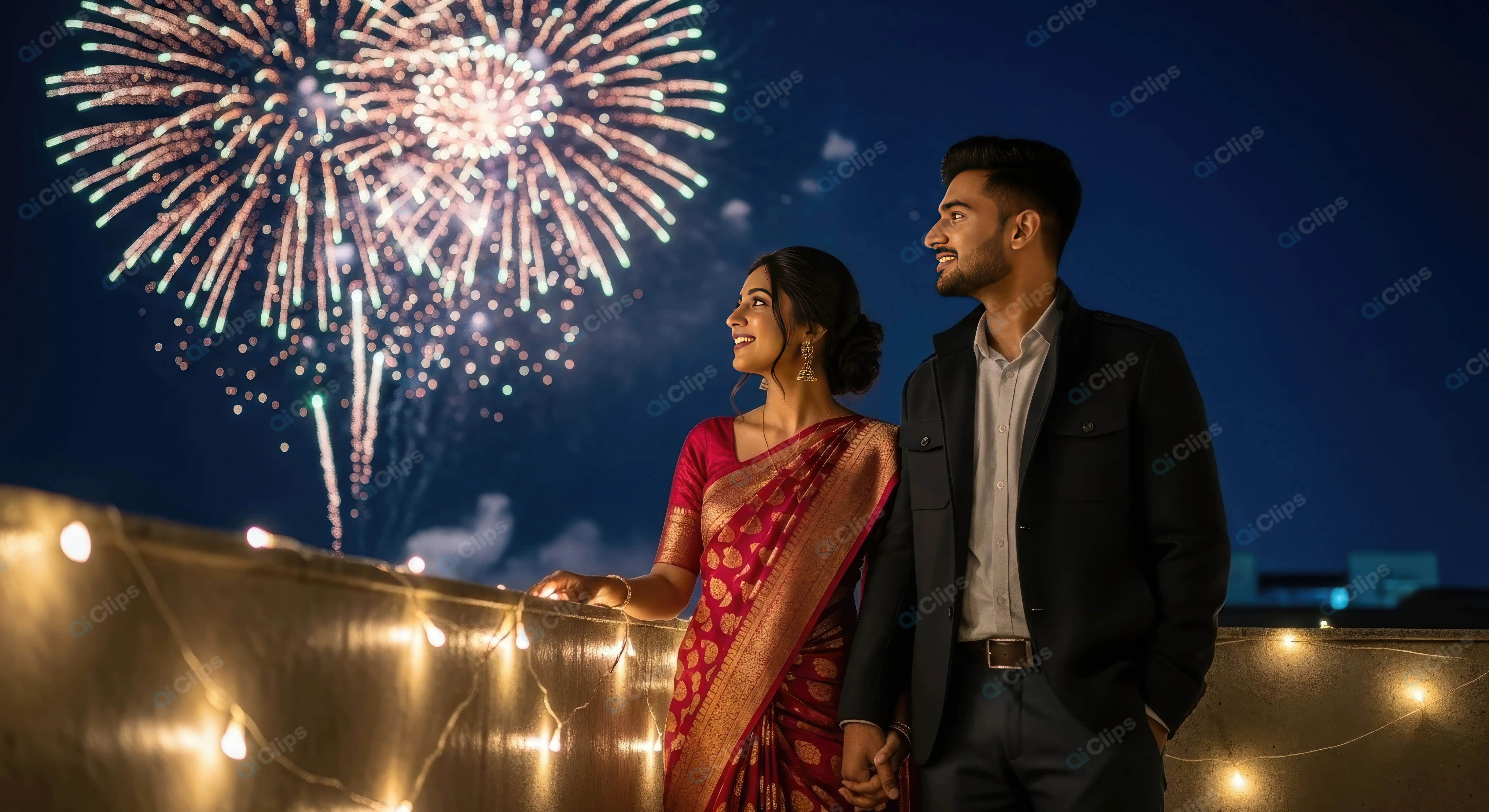 Romantic Rooftop Celebration Night
