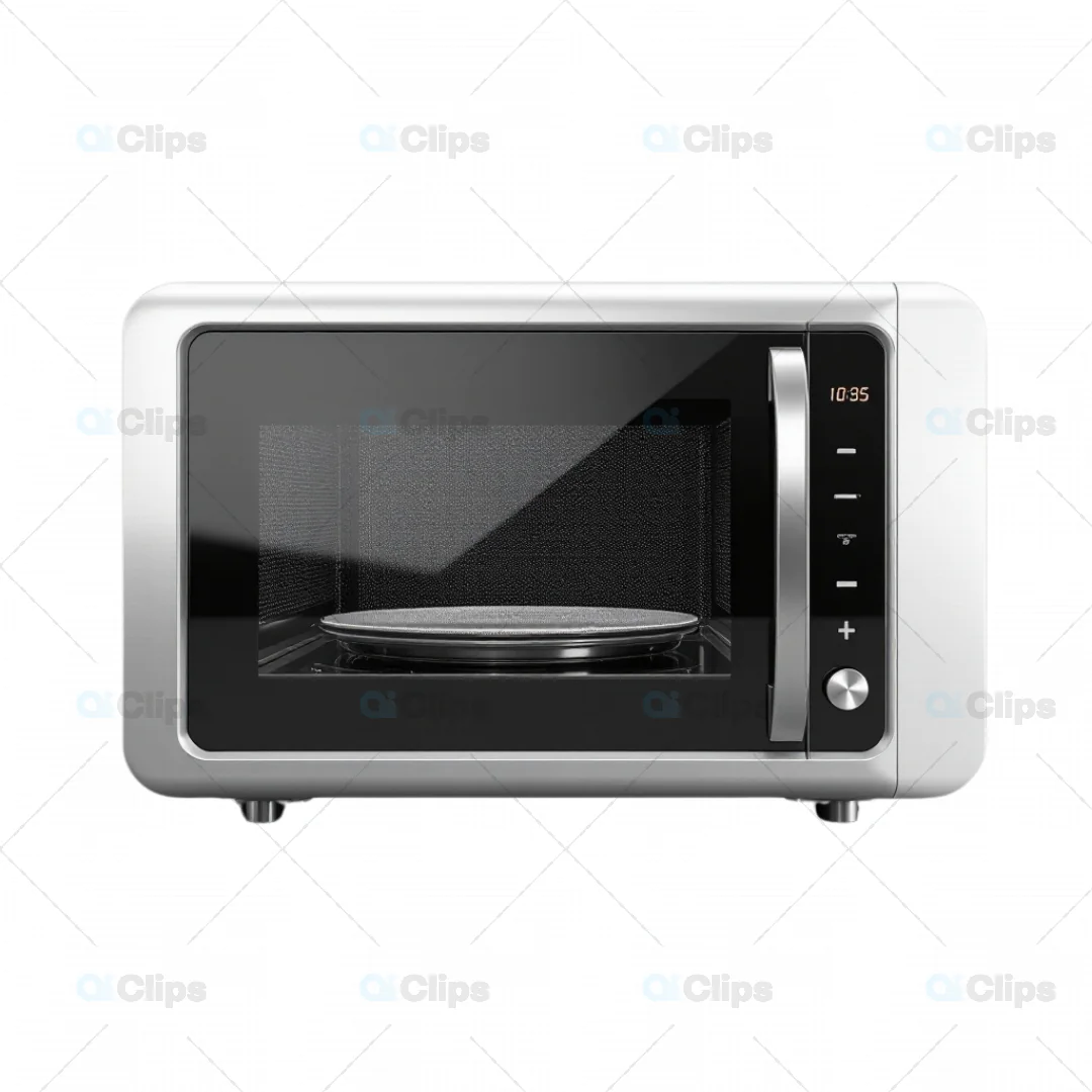 3D Modern Microwave Oven Model