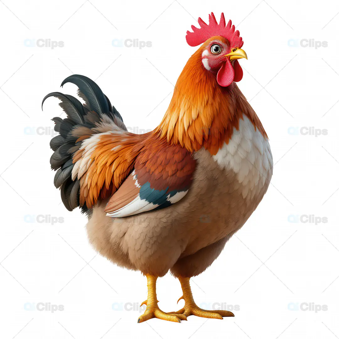 3D Model of a Realistic Rooster – High Detail for Farm and Rural Visuals