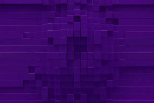 Violet Cubic Mosaic Animation