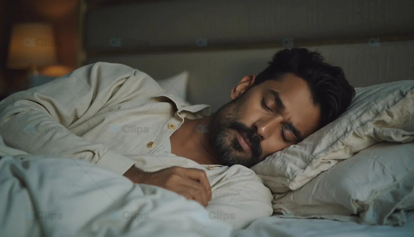 Man Sleeping Peacefully