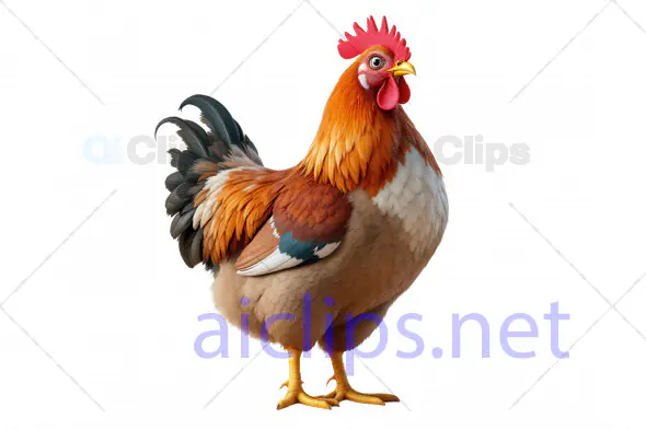 3D Model of a Realistic Rooster – High Detail for Farm and Rural Visuals