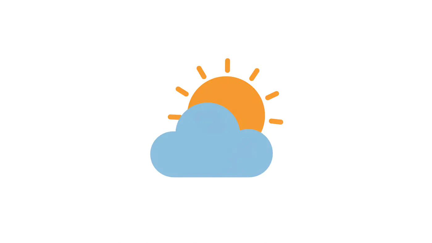 Partly Cloudy Weather Symbol