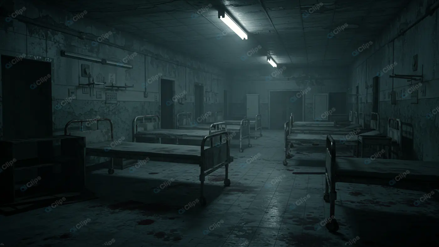 Eerie Abandoned Hospital Ward
