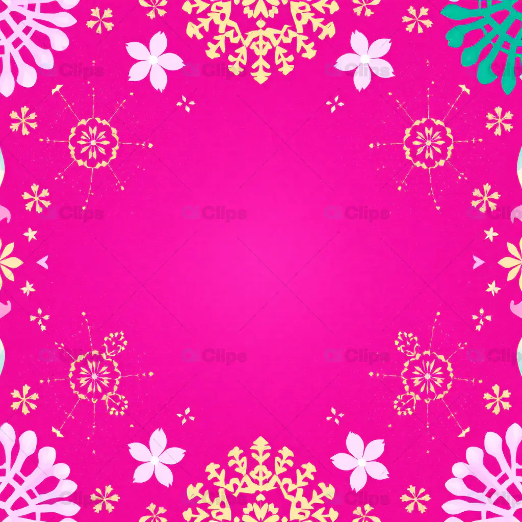 Floral Pink Decorative Background