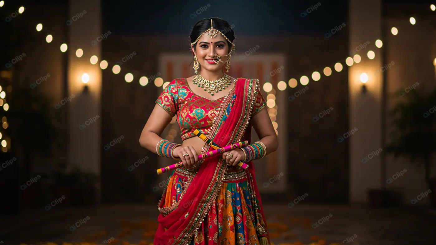 Dandiya Night: Festive Elegance