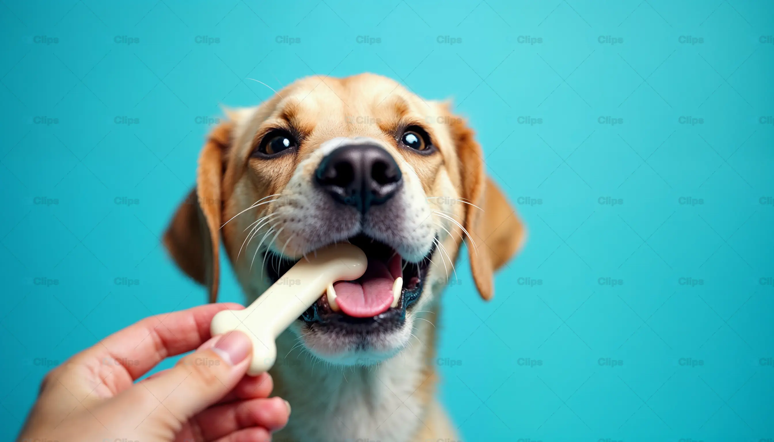 Happy Dog Chewing Bone