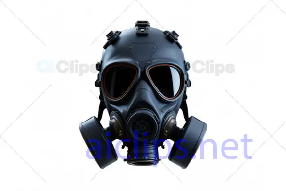 3D Advanced Tactical Gas Mask with Dual Filtration