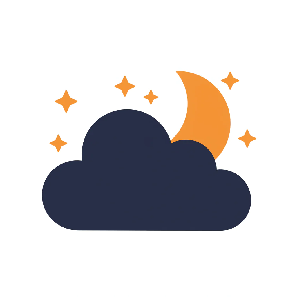Moonlit Cloud Icon