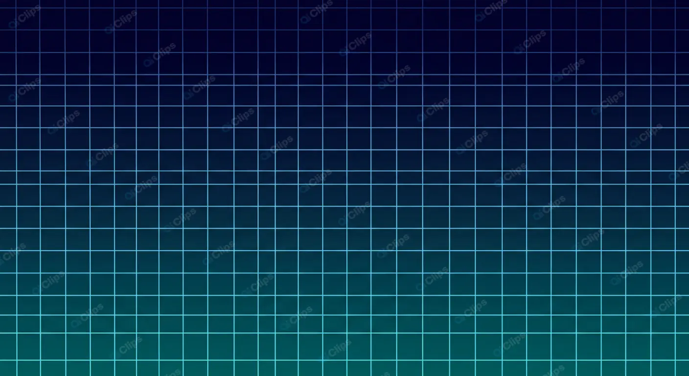 Midnight Aqua Grid Gradient