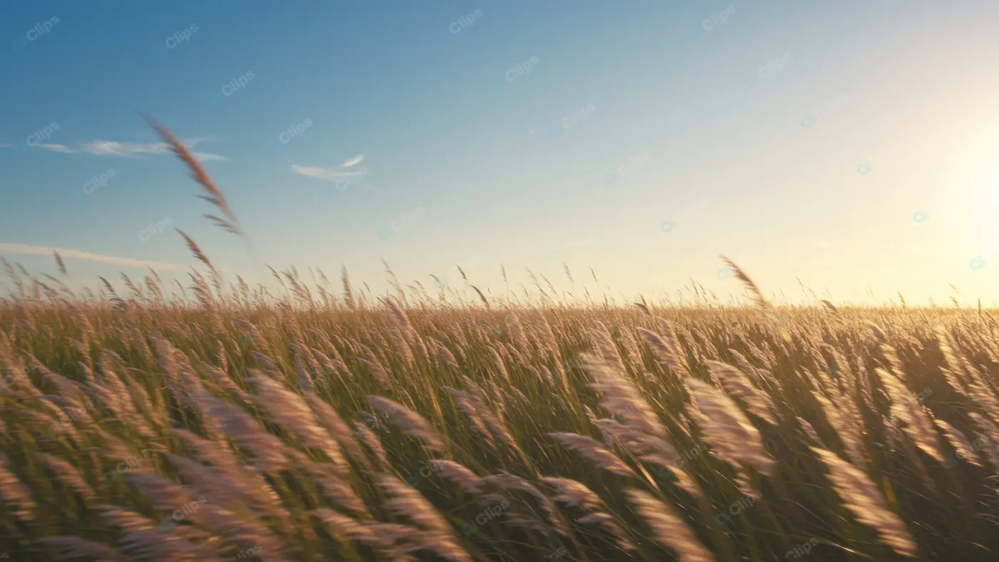 Golden Hour Prairie Breeze