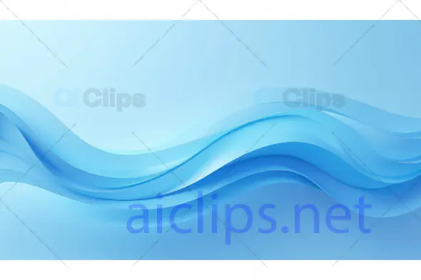 Abstract Blue Wave Background