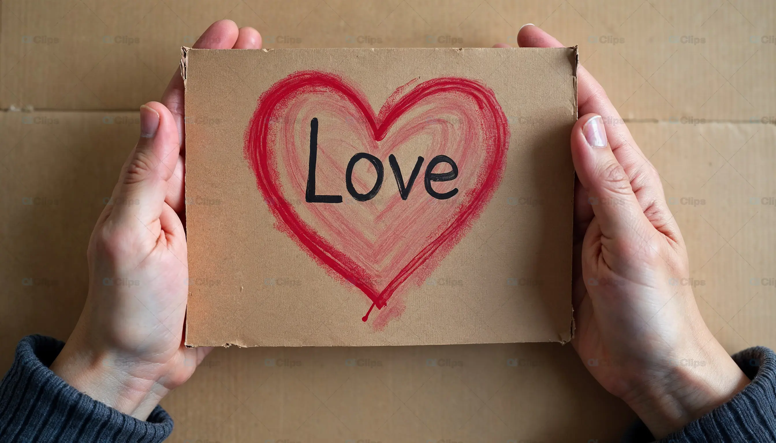Handmade Love Heart Card