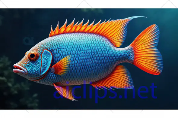 Vibrant Tropical Fish Illustration