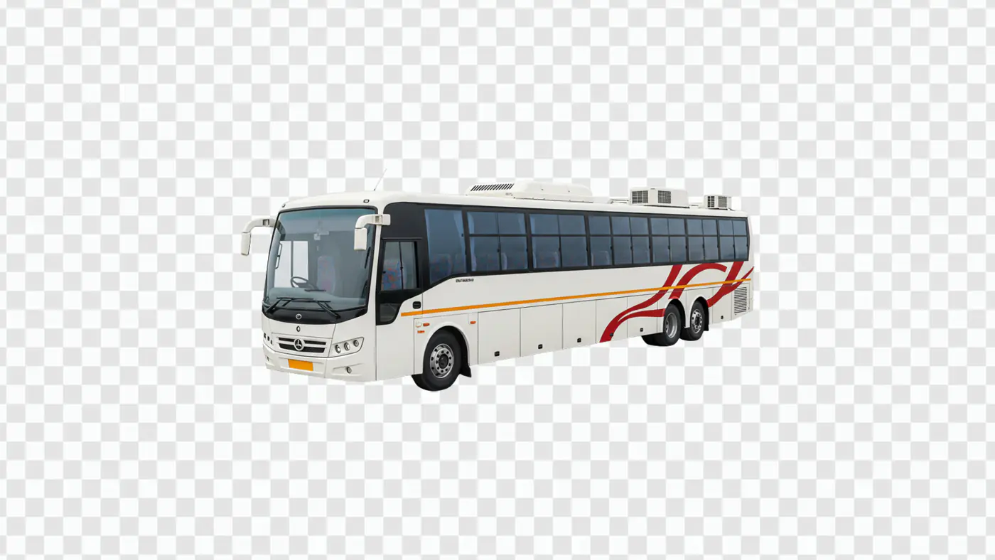 Luxury Mercedes-Benz Intercity Coach Bus PNG Clipart