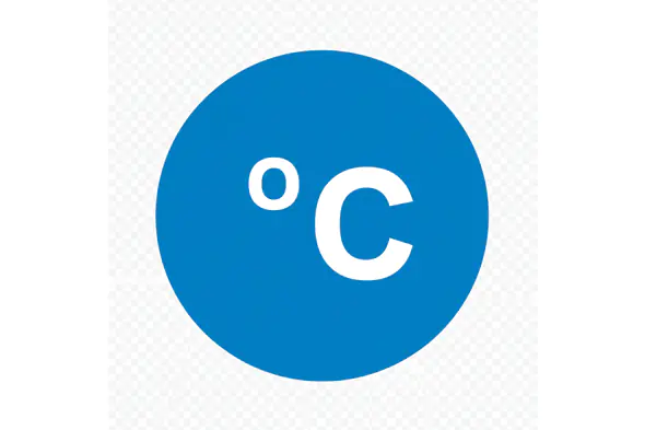 Celsius Symbol Circle Icon