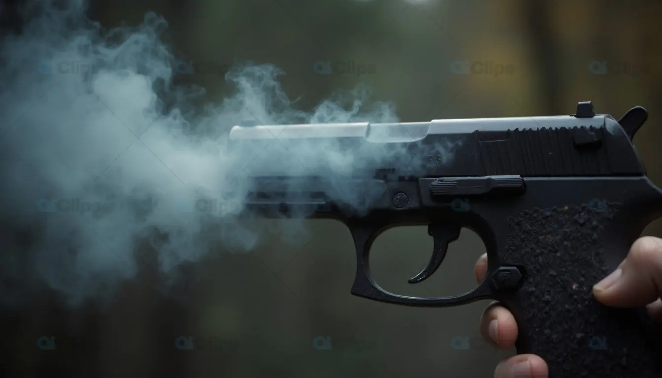 Smoking Gun After Firing
