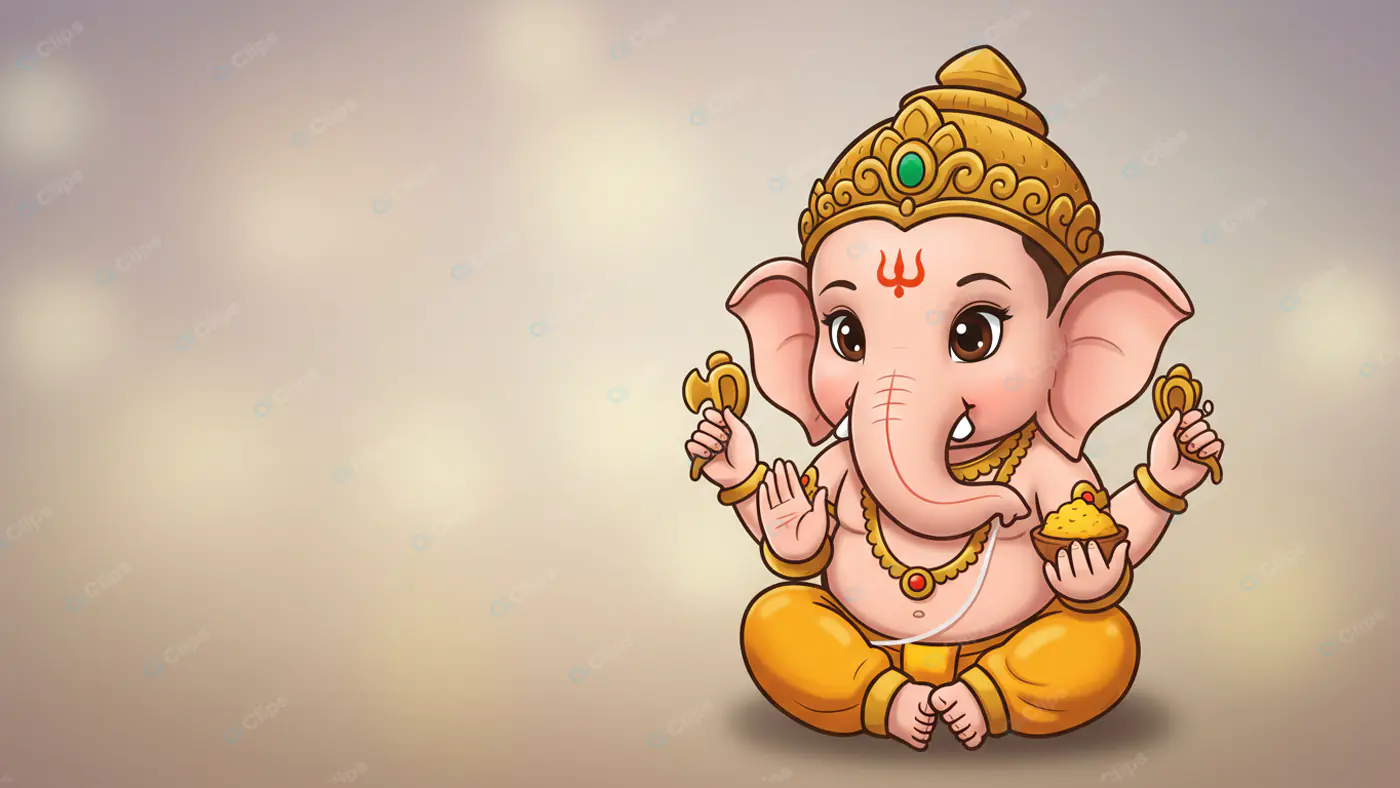 Baby Ganesha Illustration