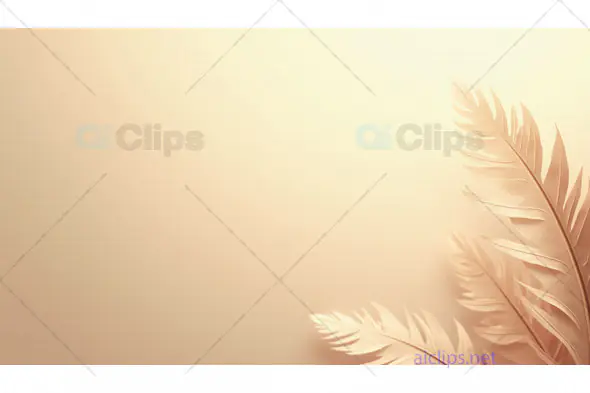 Elegant Beige Feather Background