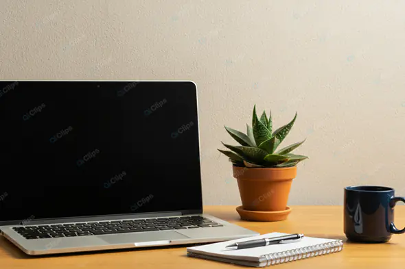 Minimalist Work-from-Home Desk Setup