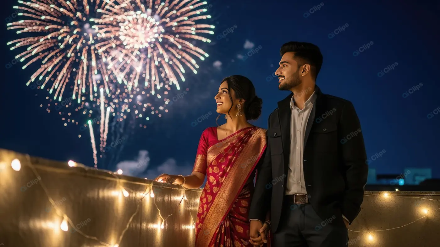 Romantic Rooftop Celebration Night