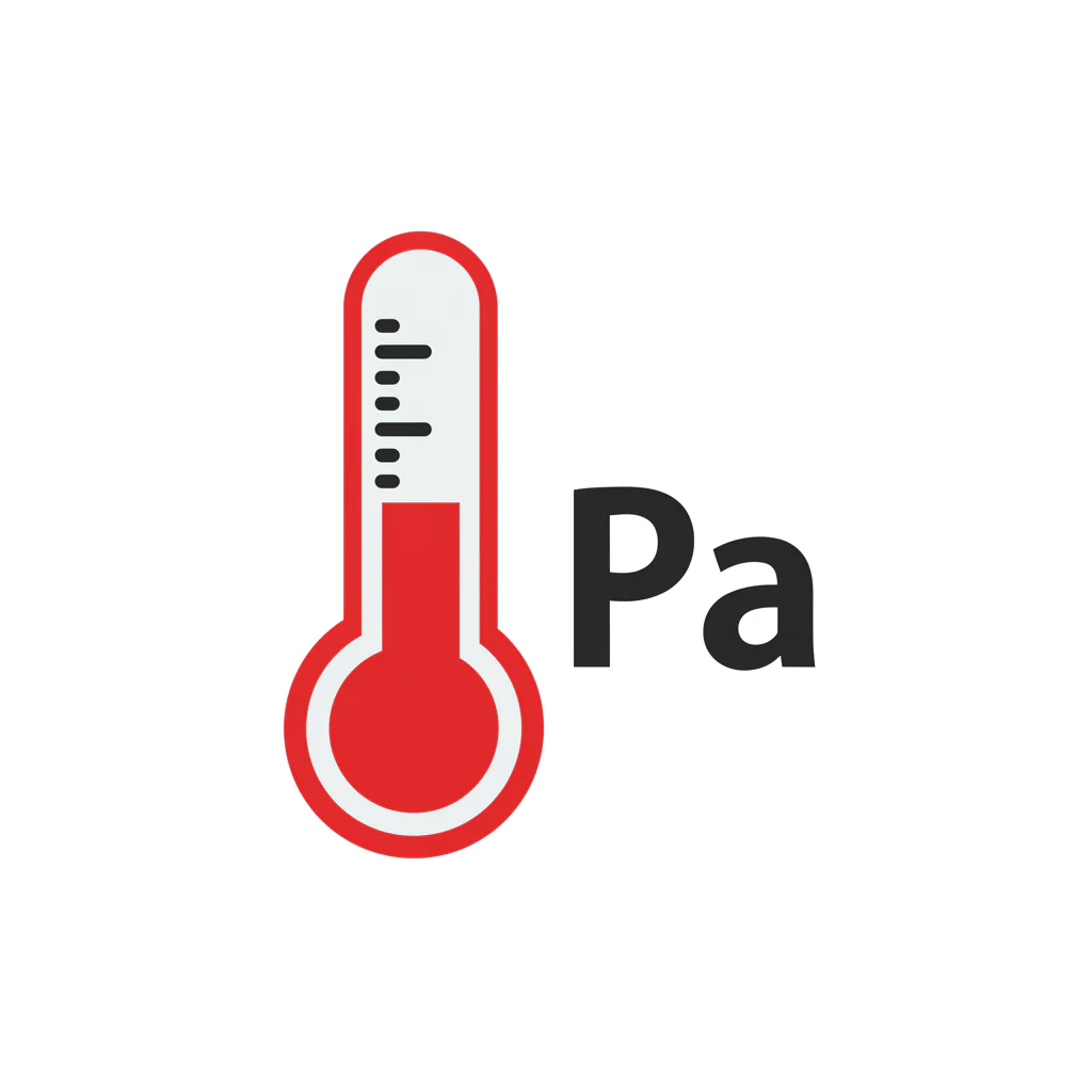 Temperature Unit Icon with 'Pa' Text