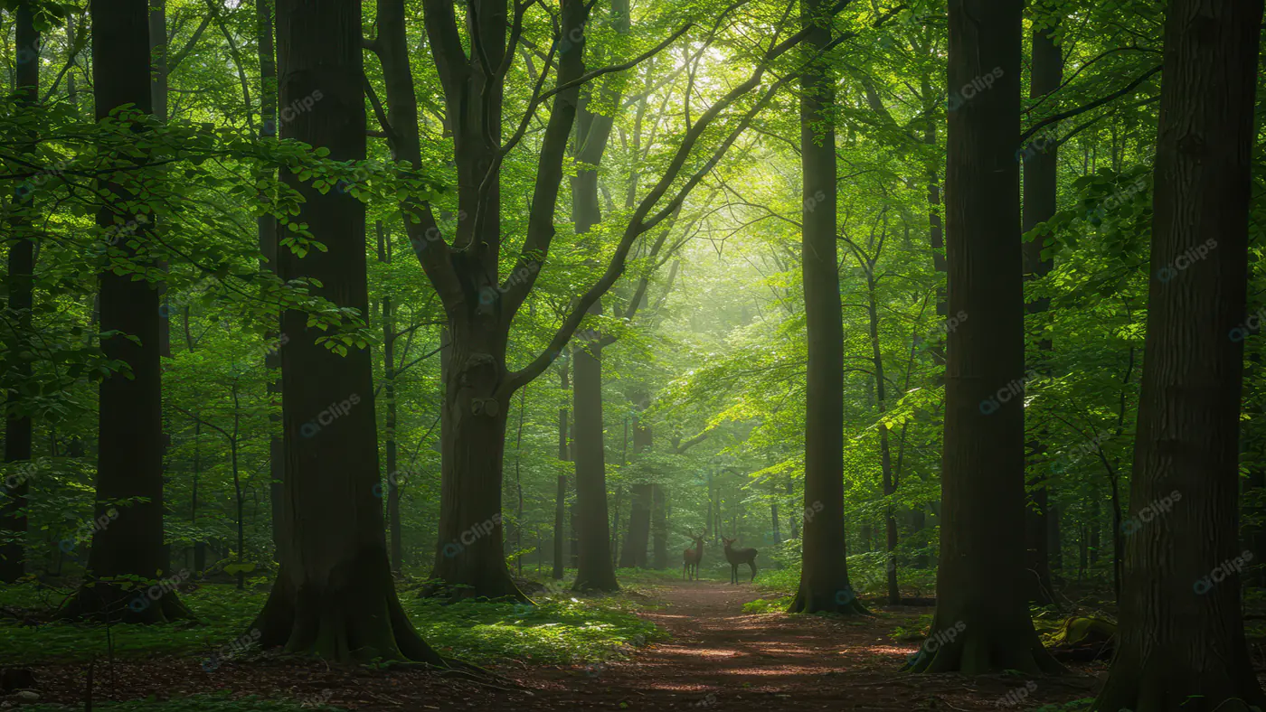 Enchanted Emerald Forest Path