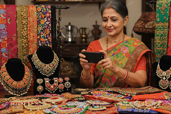 Traditional Indian Jewelry Seller