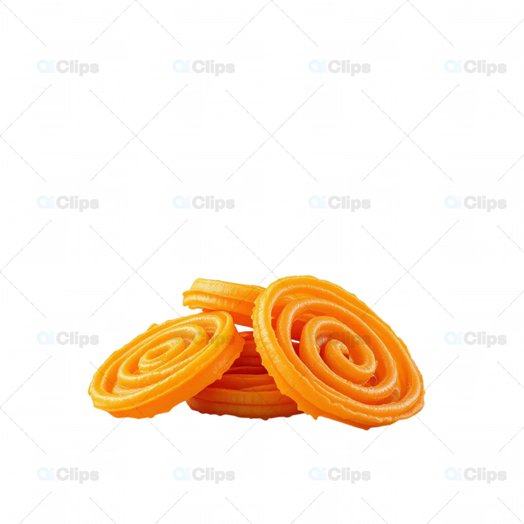 3D Model of Indian Traditional Jalebi Sweets
