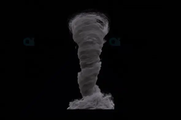 Realistic Tornado Vortex Animation