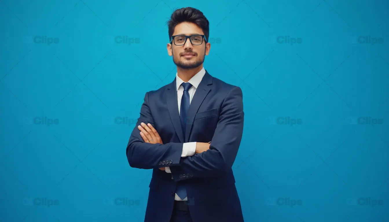 Young Professional Man in Suit Portrait