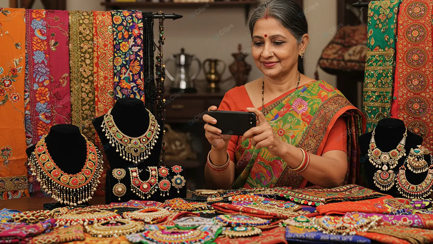 Traditional Indian Jewelry Seller
