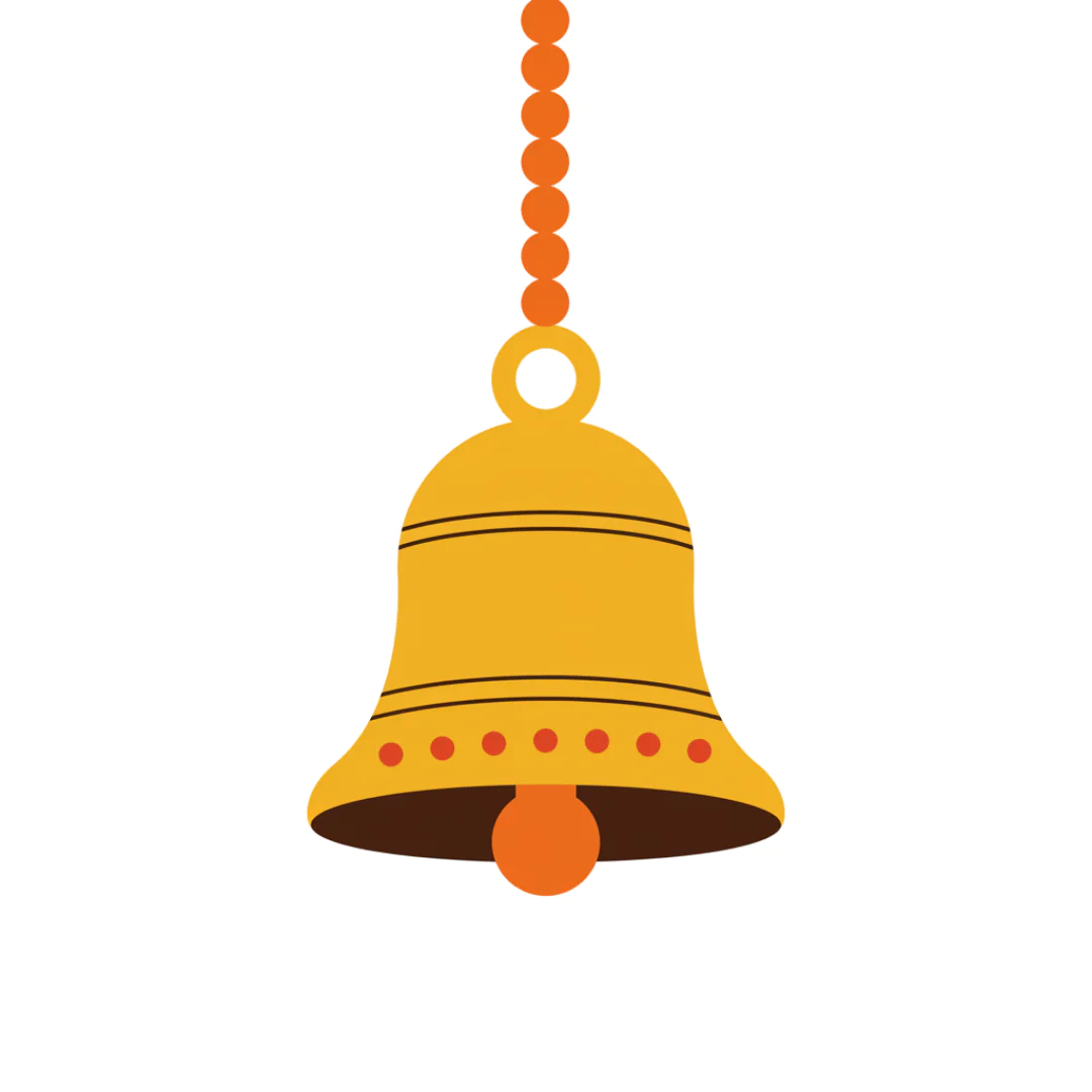Decorative Bell Pendant Vector