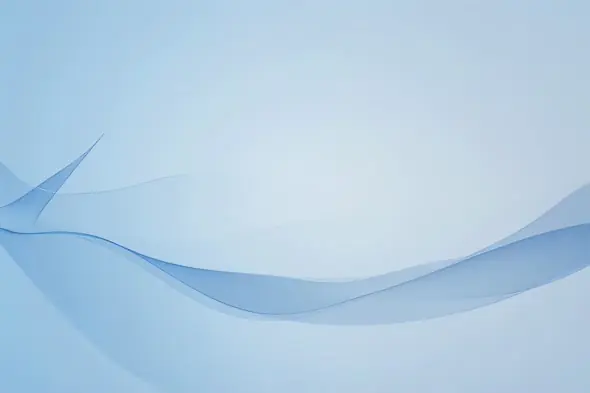Graceful blue waves floating on serene background