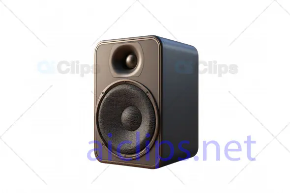 3D High-Fidelity Studio Speaker Model