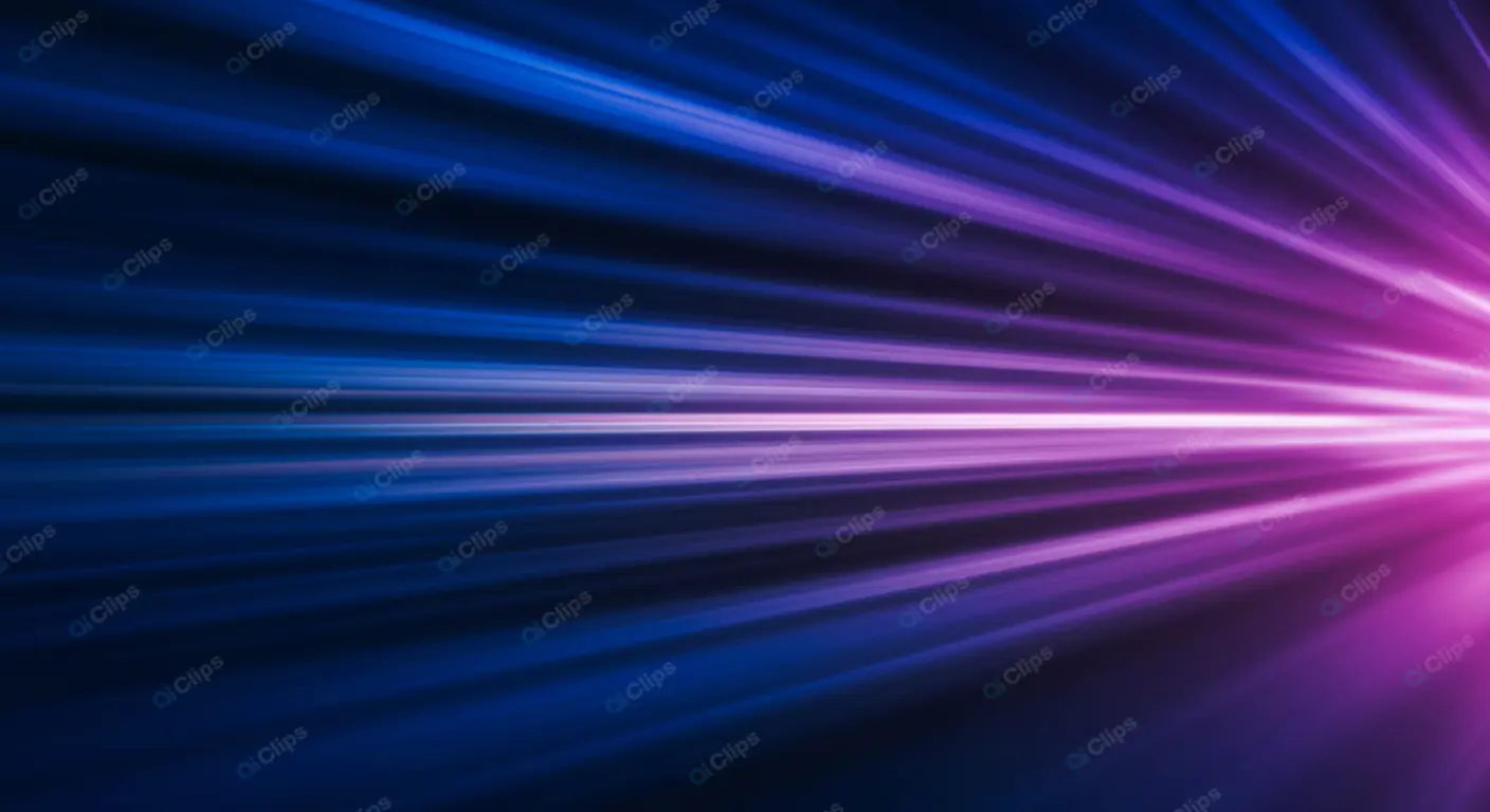 Dynamic Blue and Purple Light Rays
