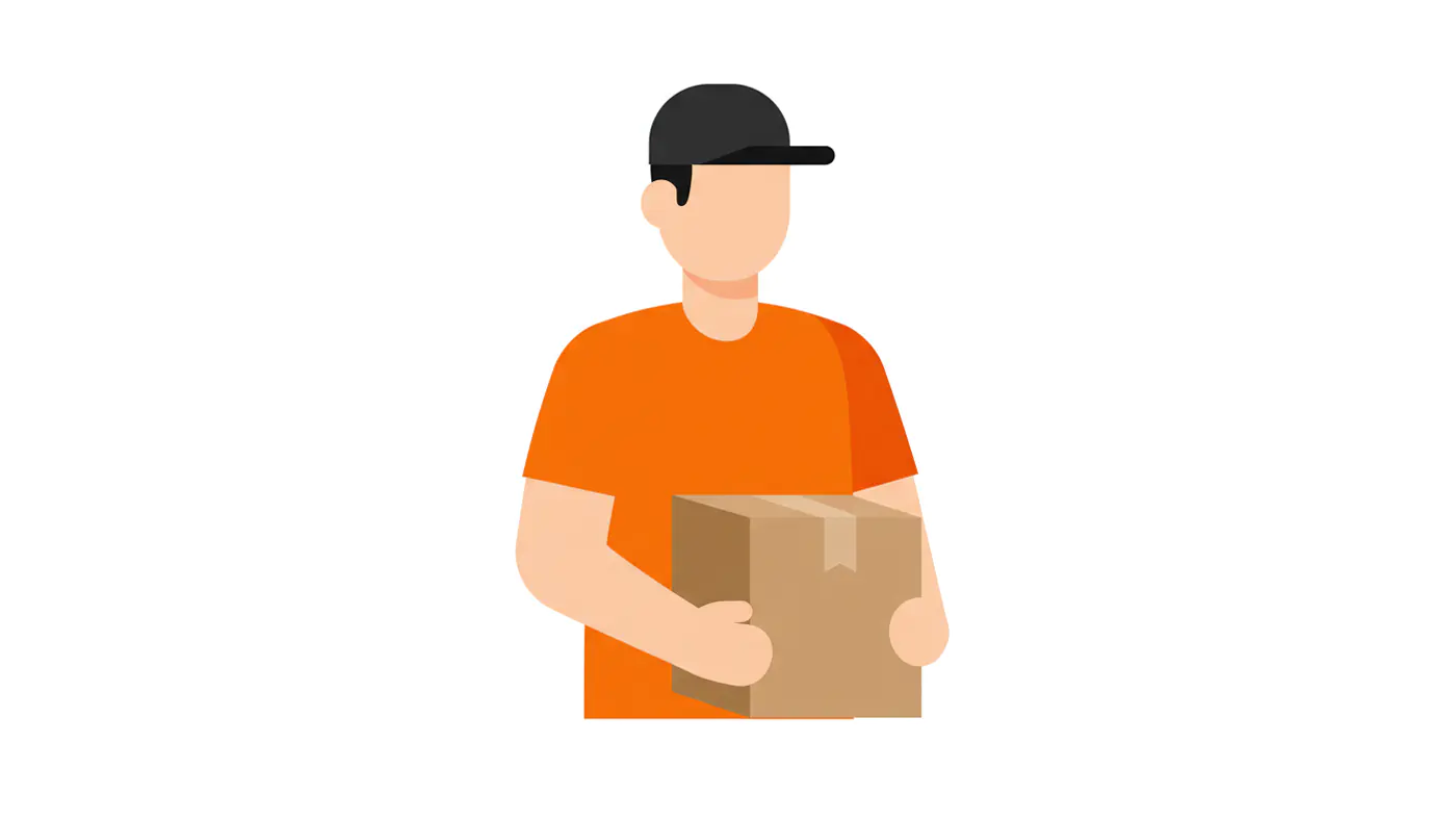 Parcel Carrier Vector Graphic