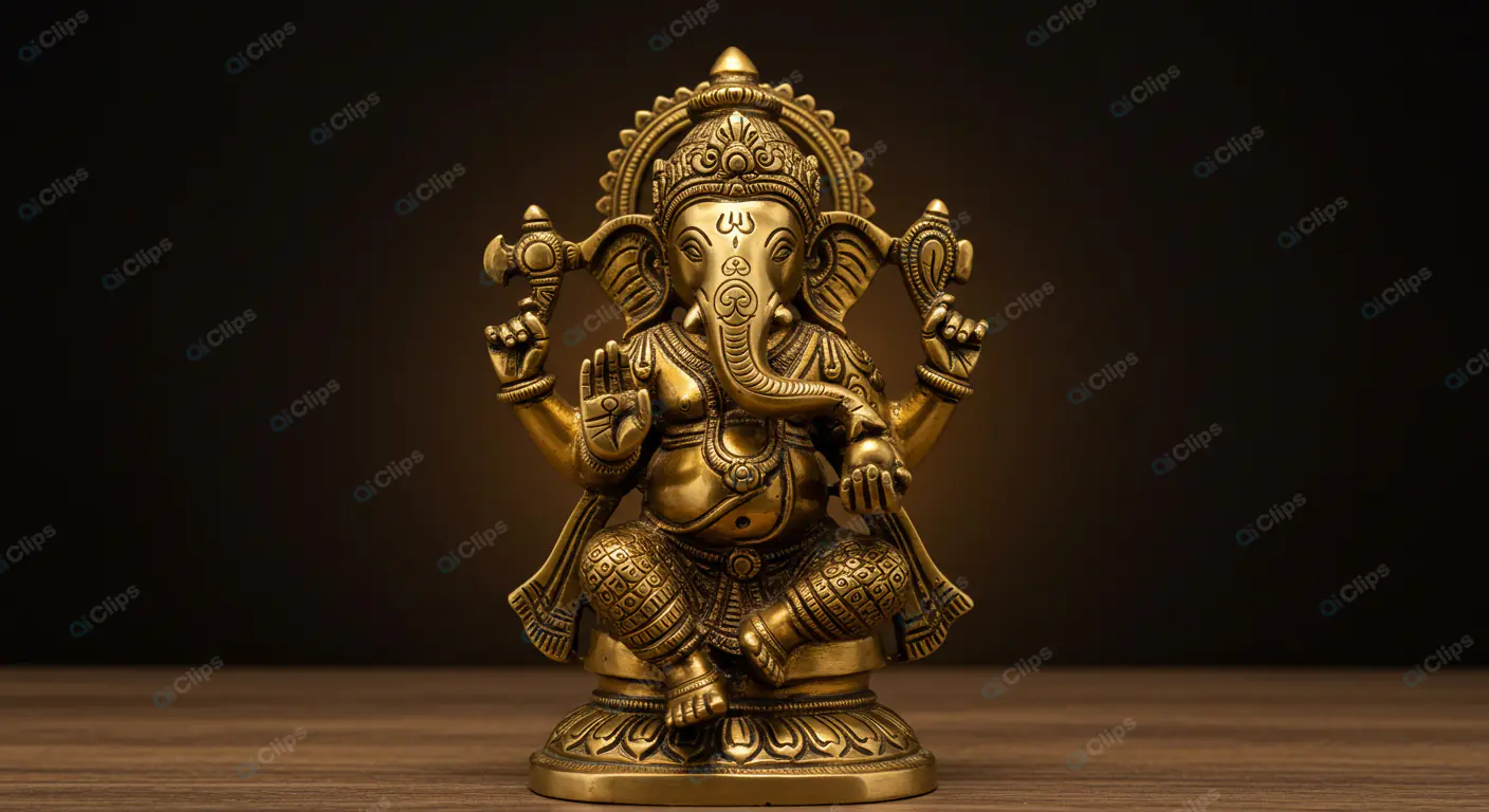 Luminous Ganesha Statue