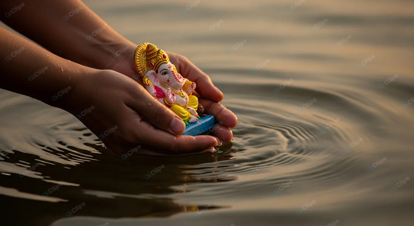Ganesha Idol Immersion Ritual